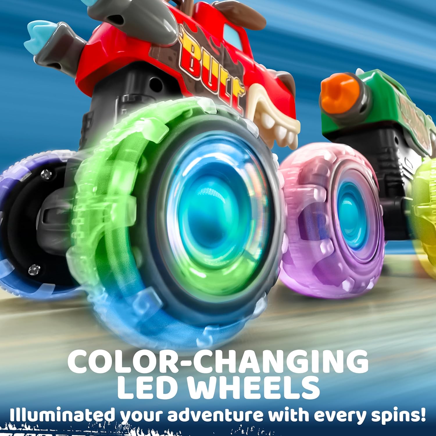 JOYFY 3 Pack Monster Truck Toy - Lighting Christmas Decor recension och pris