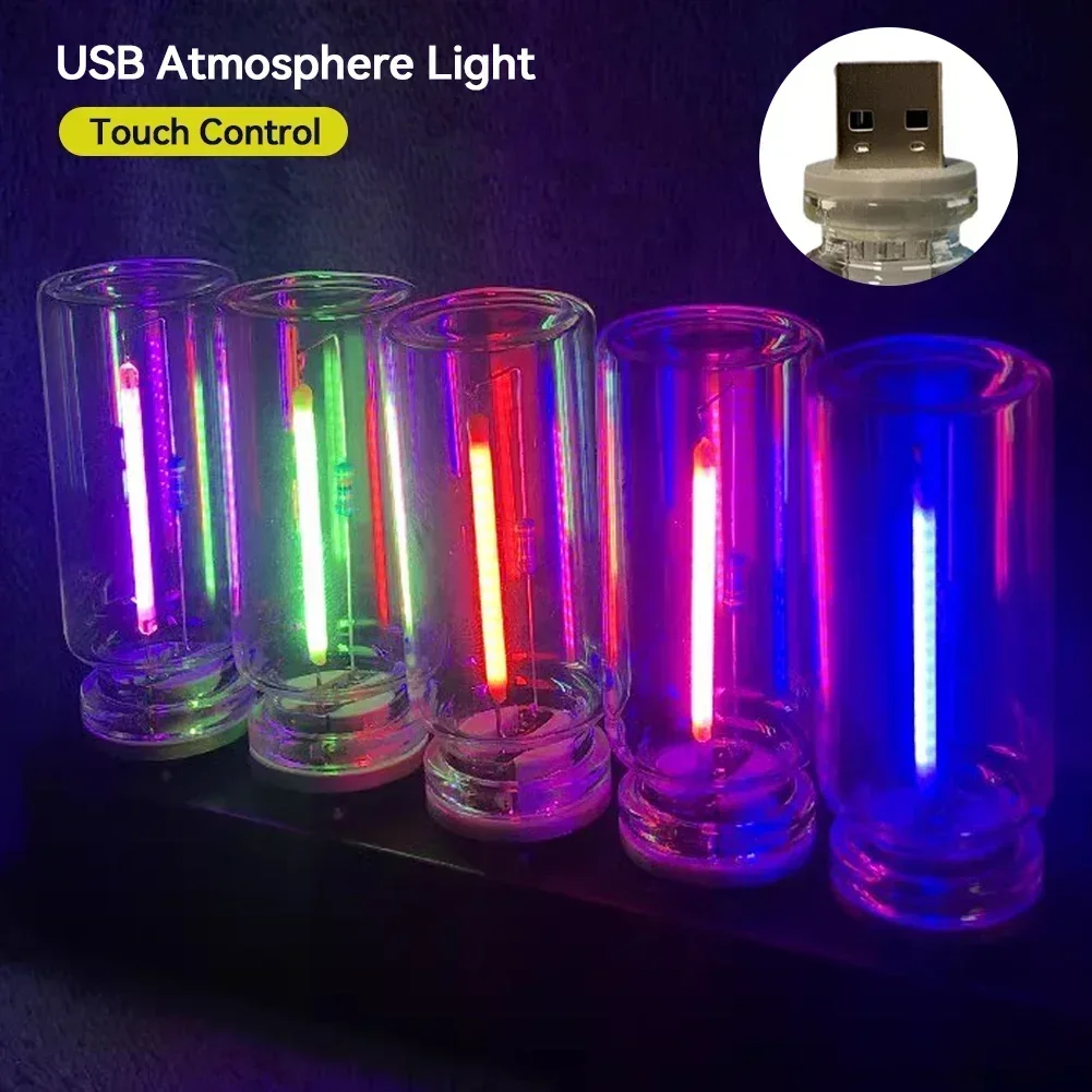 Car USB Night Light Touch Dimm - Lighting Mcqueen Bedroom Decor recension och pris