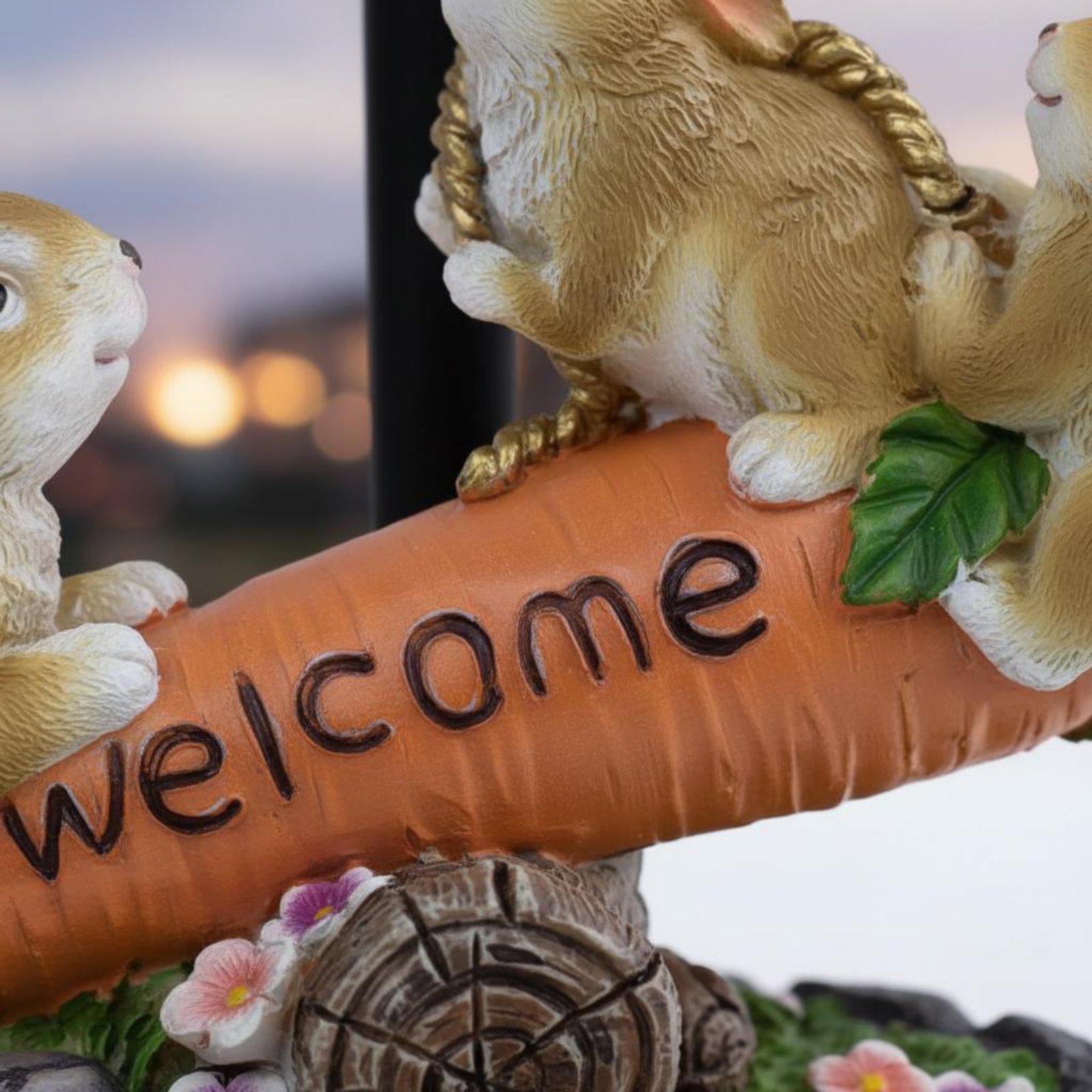 Solar Rabbit Statue Decorative - Lighting Decoration Ideas recension och pris