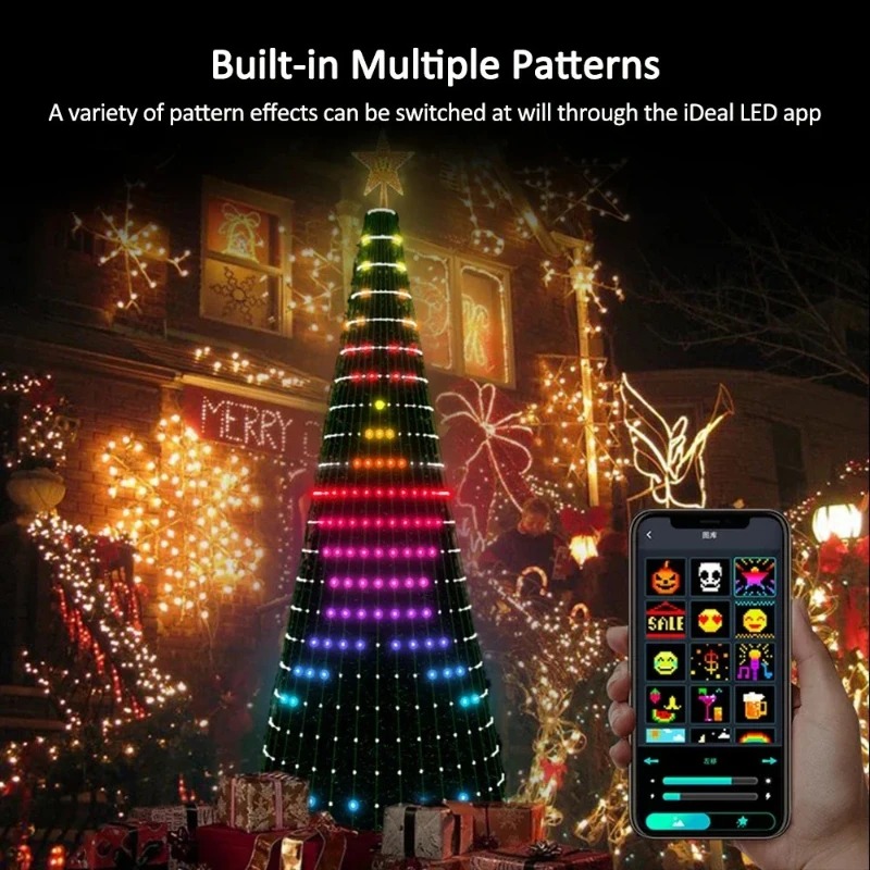 Christmas Star Tree Lights RGB - Lighting Decoration Ideas recension och pris
