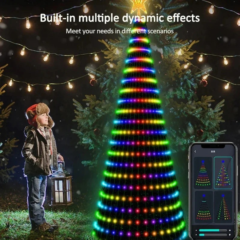 Christmas Star Tree Lights RGB - Lighting Decoration Ideas recension och pris