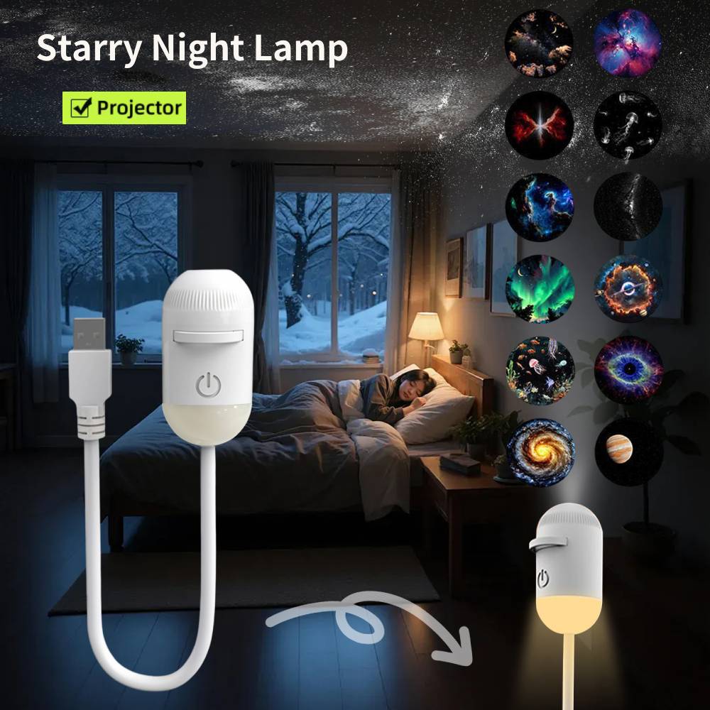 Mini Galaxy Star Projector Nig - Lighting Decoration Ideas recension och pris