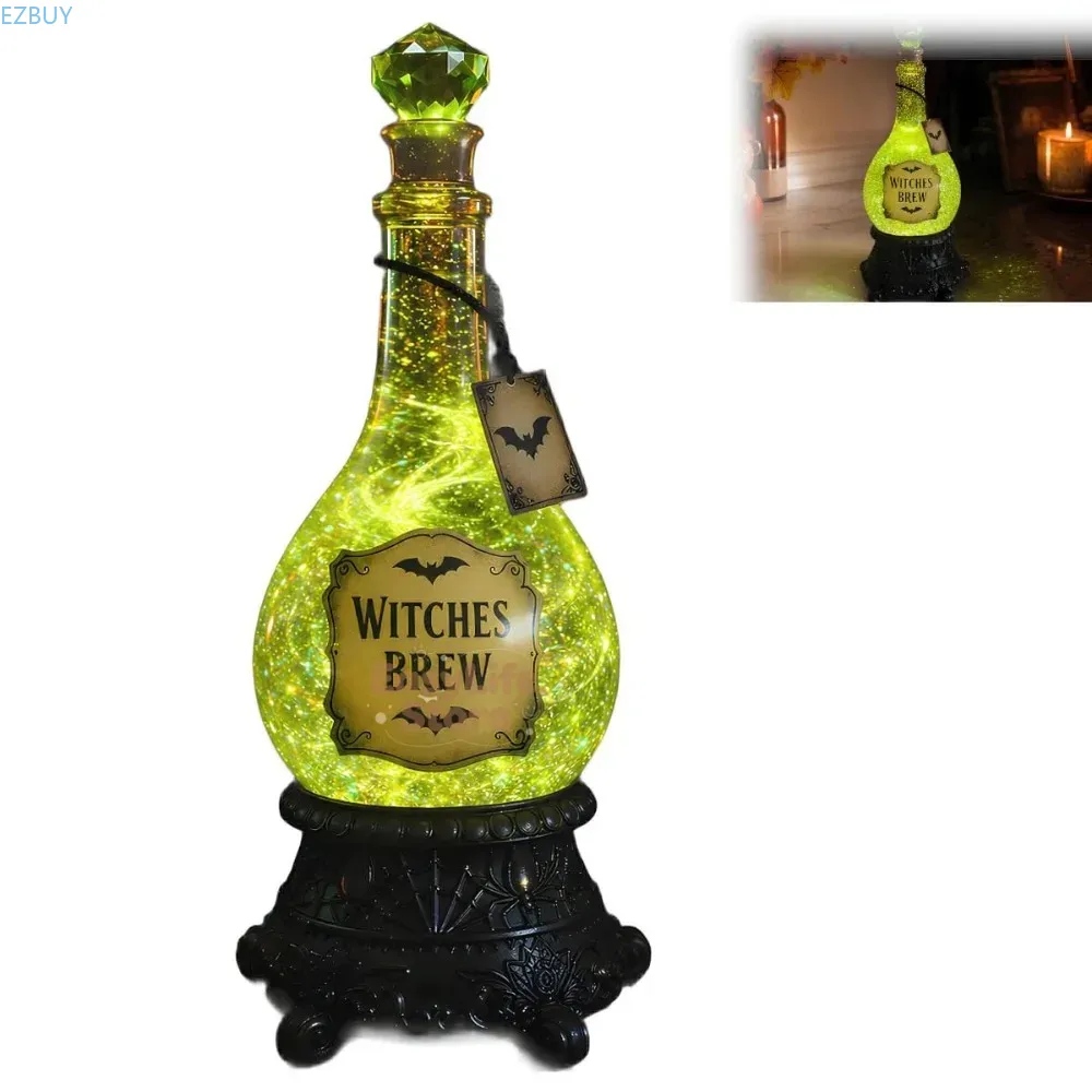 Lighted Witches’ Brew Bottle G - Up Lighting Decor recension och pris