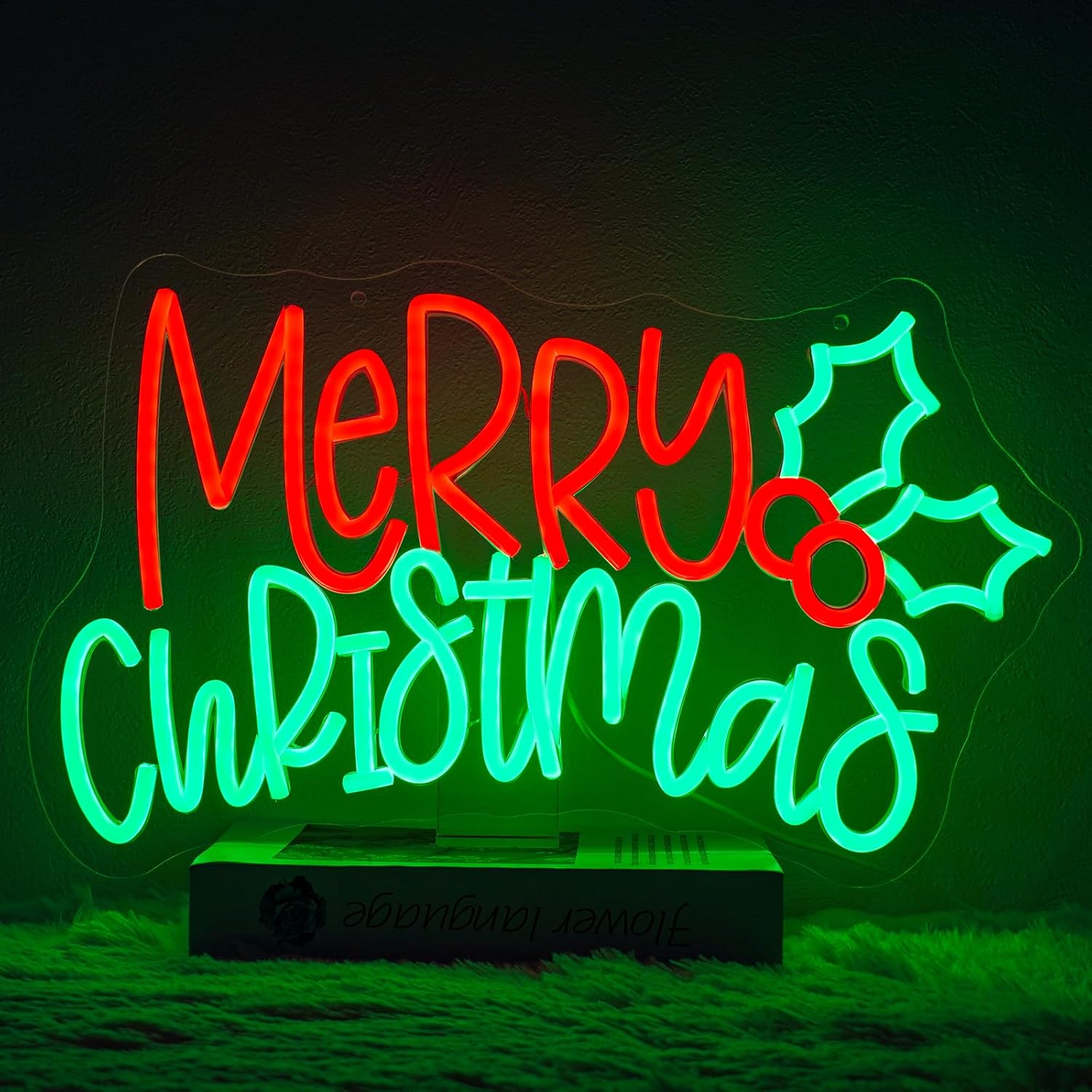 Merry Christmas Neon Sign LED  - Lighting Christmas Decor recension och pris