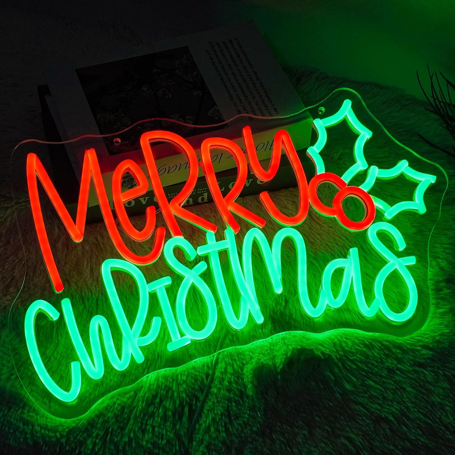Merry Christmas Neon Sign LED  - Lighting Christmas Decor recension och pris