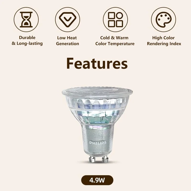 Philips GU10 PAR16 Essential C - Philips Bulb Led Classic recension och pris