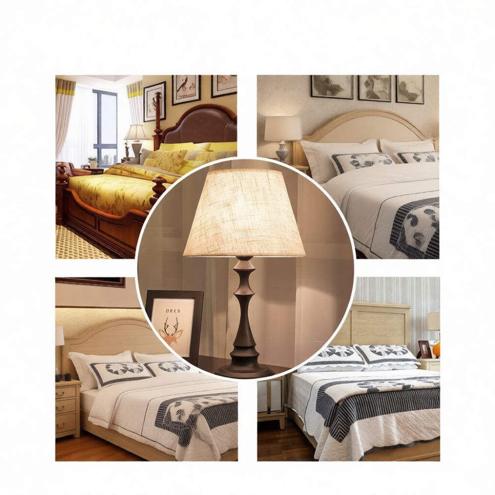 Decorative Table Lamp American - Lighting Decor Bedroom recension och pris